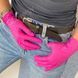 Рукавички нітрилові яскраво рожевого кольору Medicom SafeTouch Advanced Magenta, розмір L, 100 шт 122 фото 3
